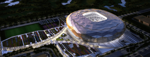 Education City Stadium Banner